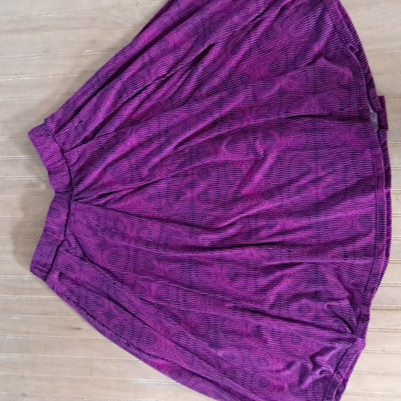 LuLaRoe Abstract Elastic Waist Pockets A-Line Fit & Flare Comfy Skater Skirt - Picture 7 of 9